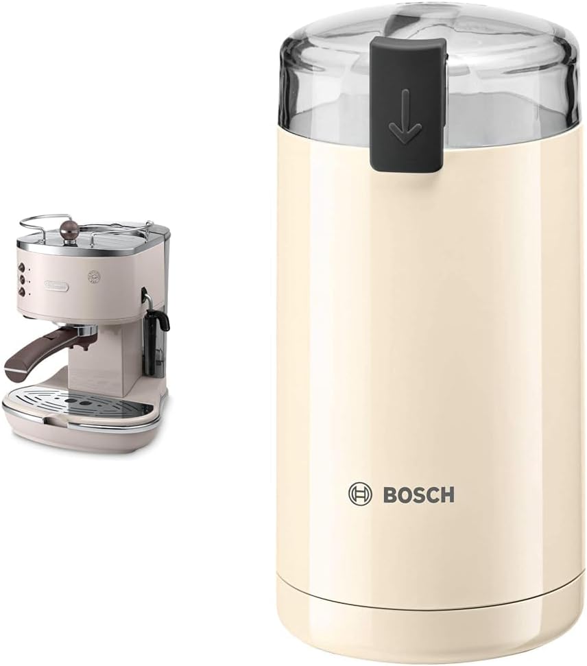 De'Longhi Icona Vintage ECOV 311.GR – Espresso Siebträgermaschine im RetroLook, Espressomaschine mit manuellem Milchaufschäumer, für Kaffeepulver oder ESE Pads, 1,4 l Wassertank, grün