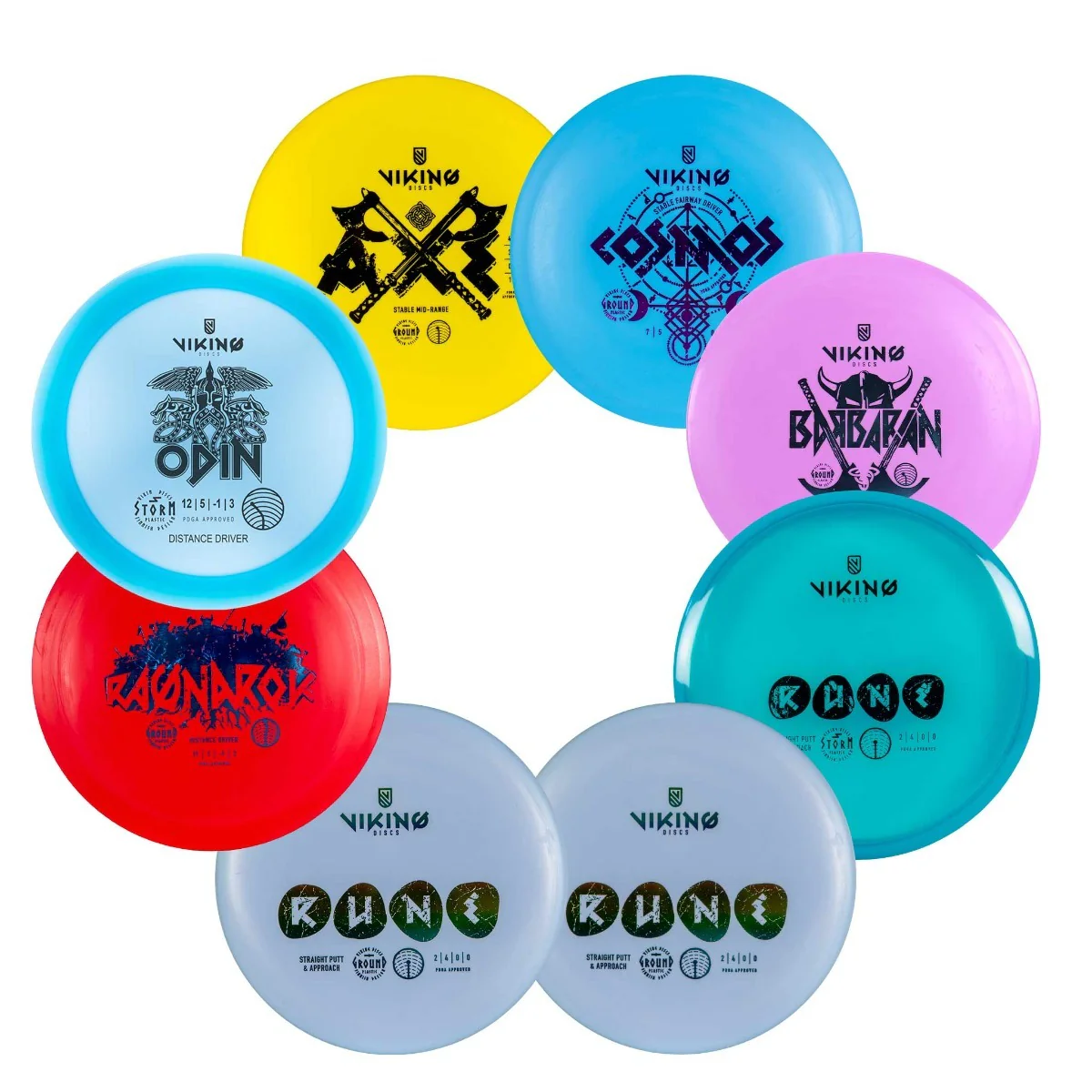 Viking Discs Challenger Discgolf Bundle