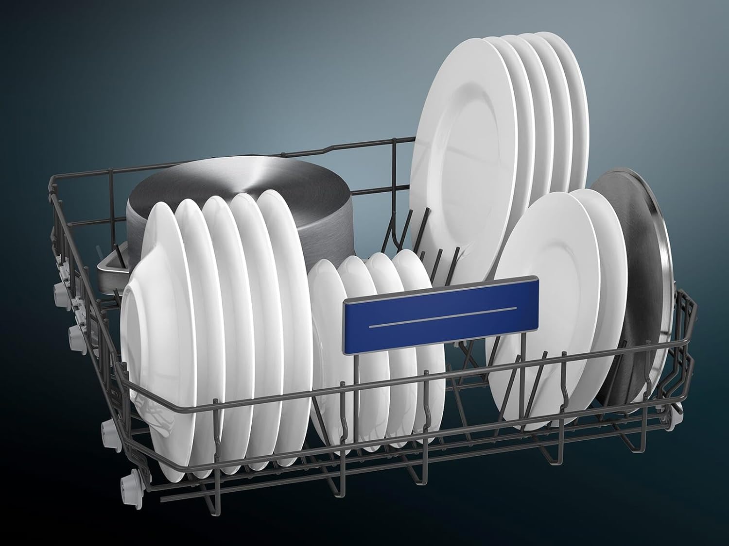 Siemens SN63EX14VE, iQ300 Smarter Geschirrspüler, Vollintegrierte Spülmaschine mit Besteckschublade, 60 cm, Auto Türöffnung dank autoOpen dry, Besonders leise durch iQdrive-Motor, infoLight aquaStop