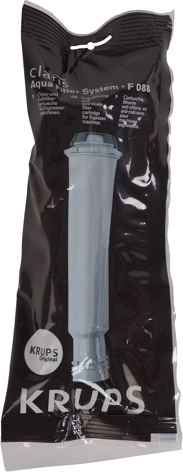 Krups Arabica Picto Kaffeevollautomat, Milchschaumdüse, 2-Tassen-Funktion, Drehregler, Einfache Reinigung, Kaffeemaschine, Schwarz, EA810870