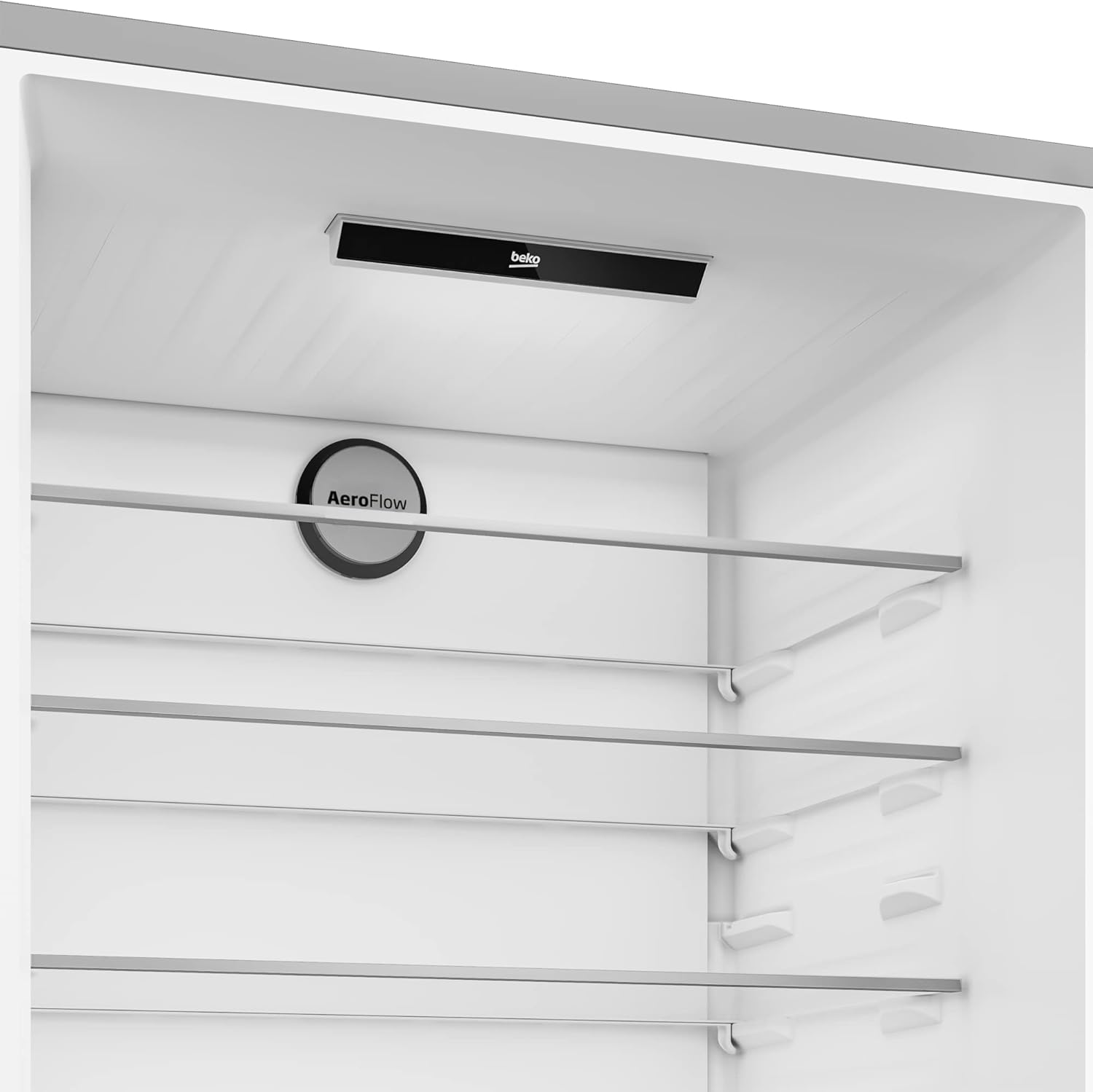 Beko RCNE366E70ZXBRN bPRO700 freistehende Kühl-/Gefrierkombination, großer Kühlschrank, 323 l Gesamtrauminhalt, HarvestFresh, NoFrost, leise, SmoothFit, 0°C-Zone, Dark Inox