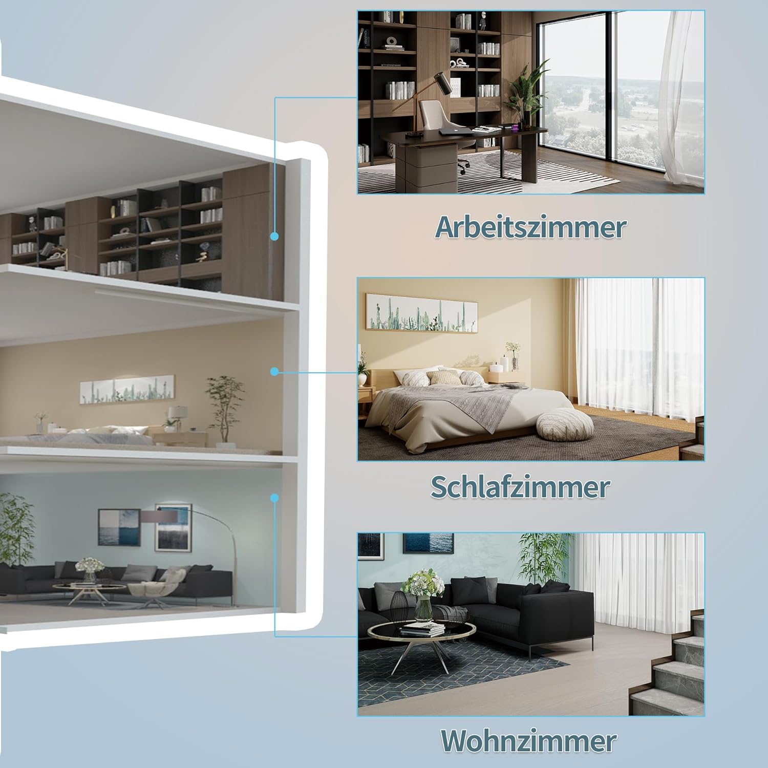 SHINCO Mobile Klimaanlage mit Abluftschlauch, 12000BTU, Kühlung&Heizung&Ventilieren&Entfeuchten, Mobiles Klimagert mit Fenstermontage-Kit, 24H-Timer, APP, für Rume von etwa 90m