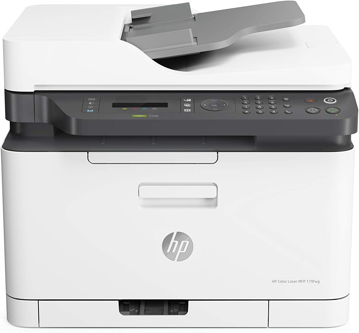 HP Color Laser MFP 179fwg Multifunktions-Farblaserdrucker, Drucken, Kopieren, Scannen, Faxen, Automatische Dokumentenzuführung, Wi-Fi, Ethernet, USB, HP Smart App