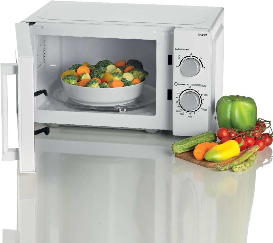 Ariete 952 Mikrowelle kombiniert mit Grill – 5 Leistungsstufen – 3 kombinierte Funktionen – 1000 Watt – 20 Liter – Weiß