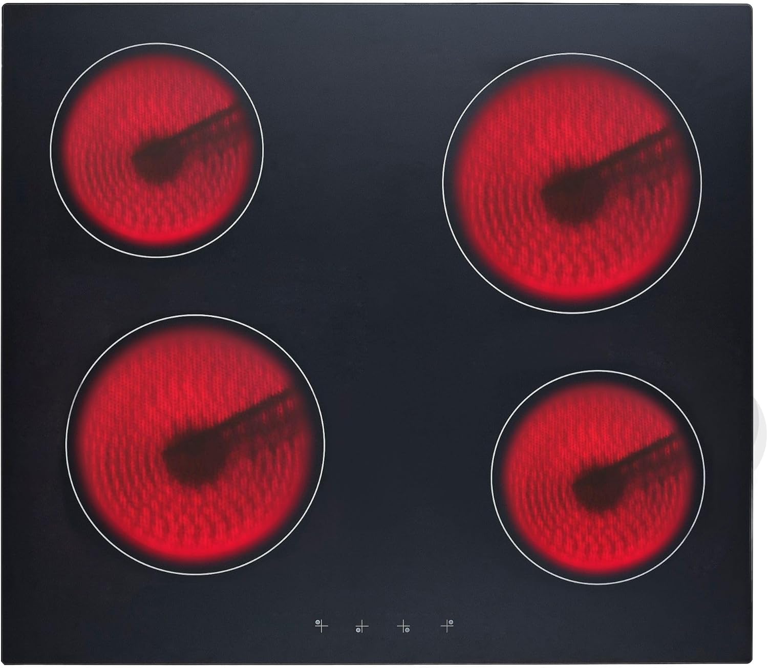 PKM KH-BIC3-I GK IX-2 Einbauherdset Edelstahl 60cm Kochfeld Glaskeramik