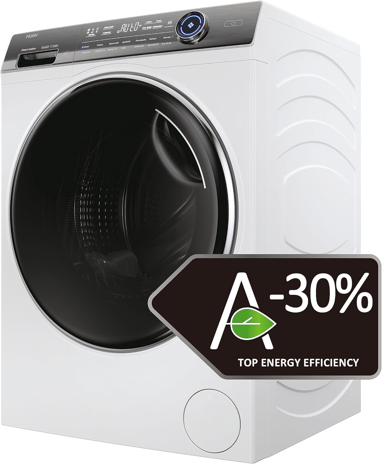 Haier I-PRO SERIE 7 PLUS HW120-B14979EU1 Waschmaschine / 12 kg / 20% effizienter als Klasse A/Smart Home - Wi-Fi & hOn App/Direct Motion Motor/Refresh-Programm & Fleckenoptionen