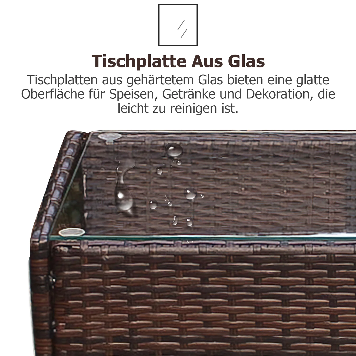 Sonnewelt Polyrattan Sitzgruppe Gartenmbel Set