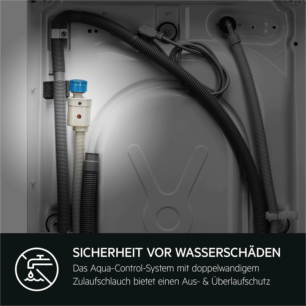 AEG L6FBG51470 Waschmaschine / Serie 6000 mit ProSense / Testsieger der Stiftung Warentest / 7,0 kg / Leise / Mengenautomatik / Nachlegefunktion / Kindersicherung / Wasserstopp / 1400 U/min