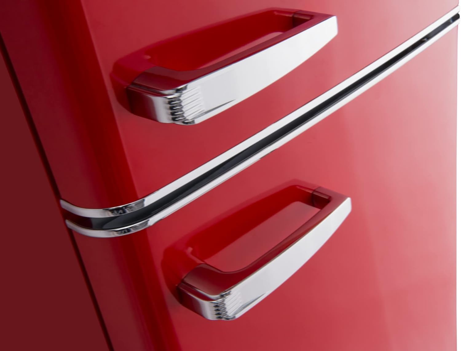 Amica KGC 15632 T Retro Kühl-/Gefrierkombination / Ice Blue (Türkis) / 144cm (H) x 55cm (B) x 62cm (T) / Retro-Design / Kühlschrank mit Gefrierfach