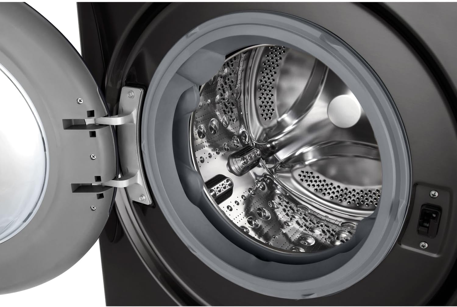 LG F4WV7080, Klasse A, Frontlader-Waschmaschine 8 kg, 1400 U/Min, AI Direct Drive, Wi-Fi, Tiefenreinigung mit Dampf, Groe Kapazitt, TRIPLE A, Auentür aus Sicherheitsglas, 62 x 60 x 85 cm Wei