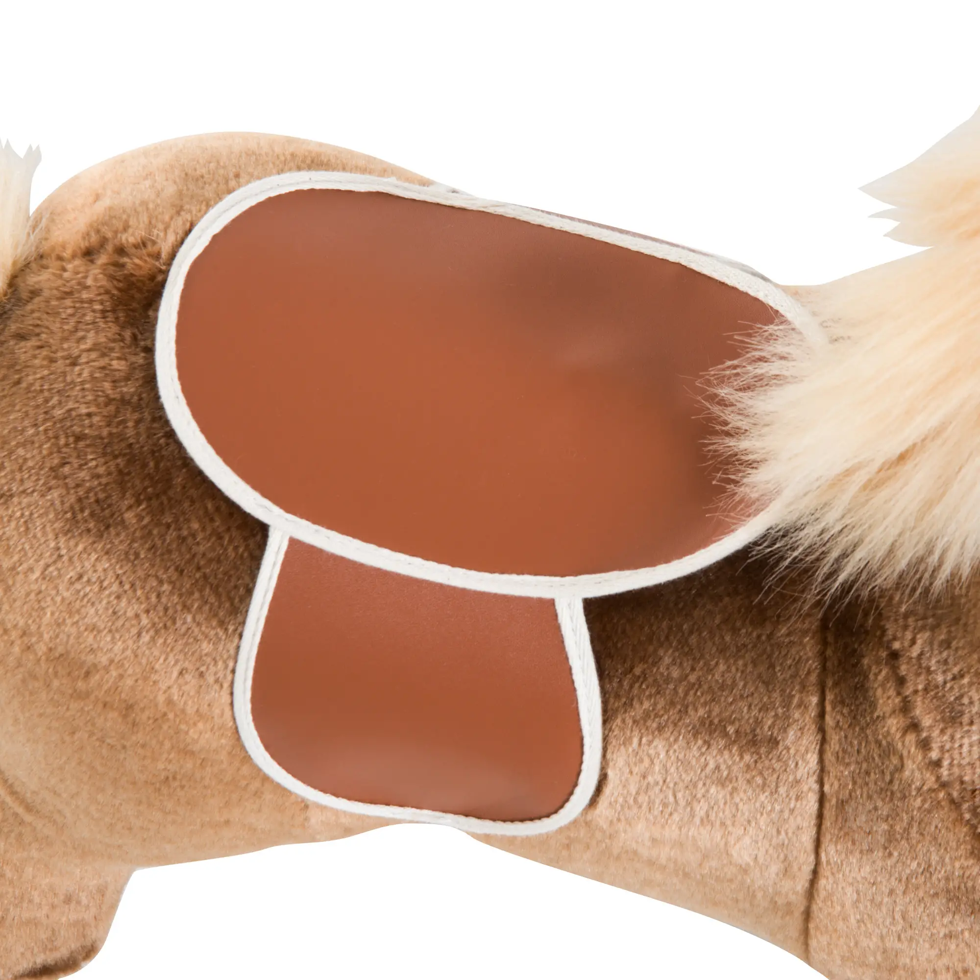 HOMCOM Schaukelpferd Kinderschaukelstuhl sicher gepolstert Plüsch