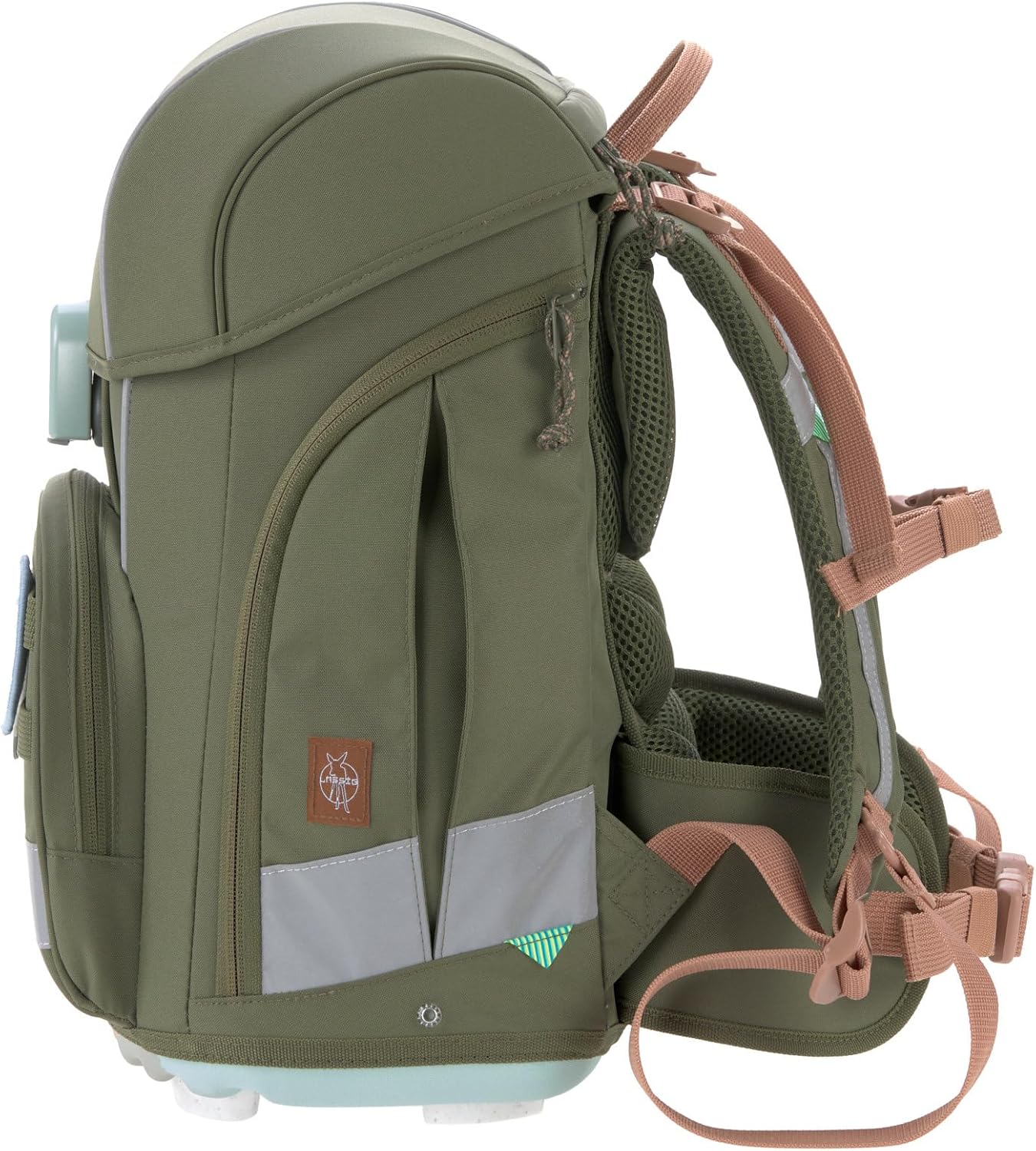 LÄSSIG 7-teiliges Schulranzen Set Kinder/School Set Boxy Unique Schwarz