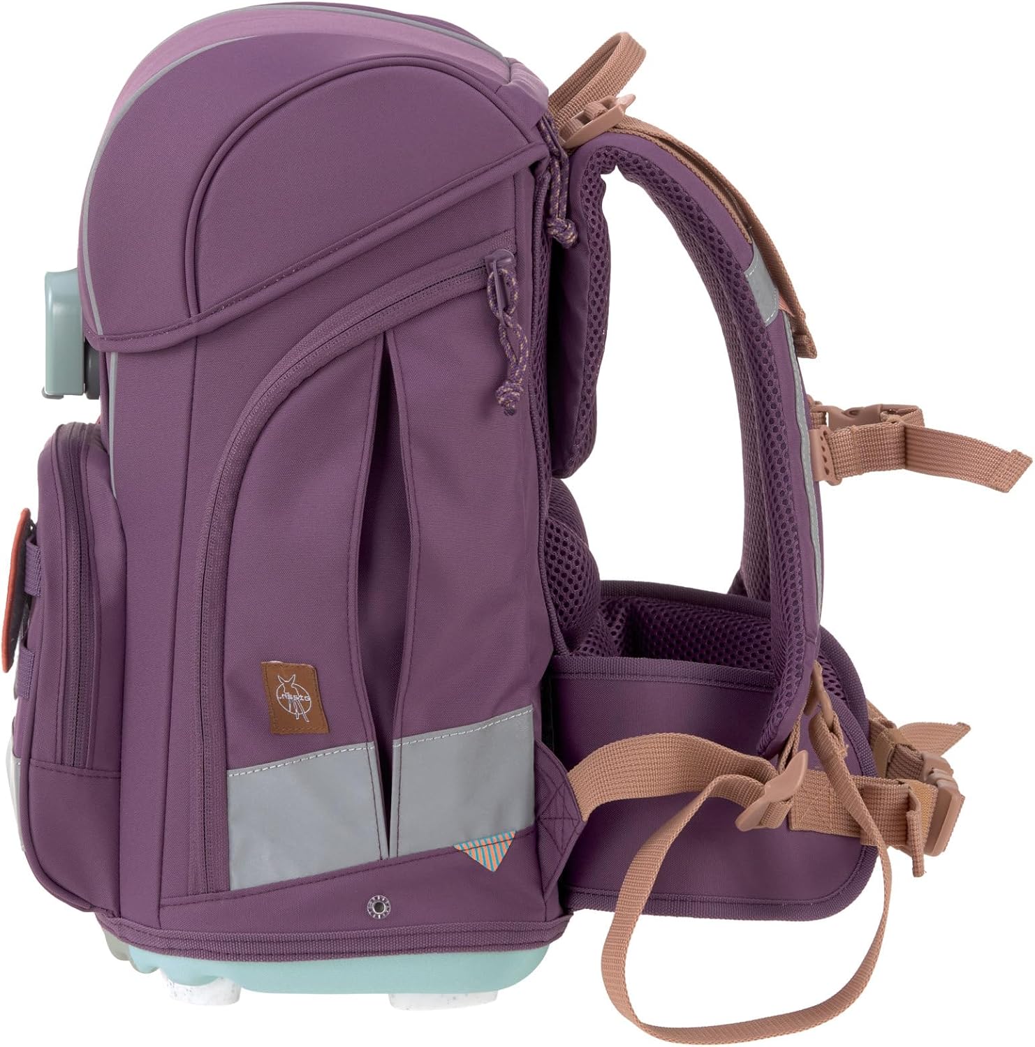 LÄSSIG 7-teiliges Schulranzen Set Kinder/School Set Boxy Unique Schwarz