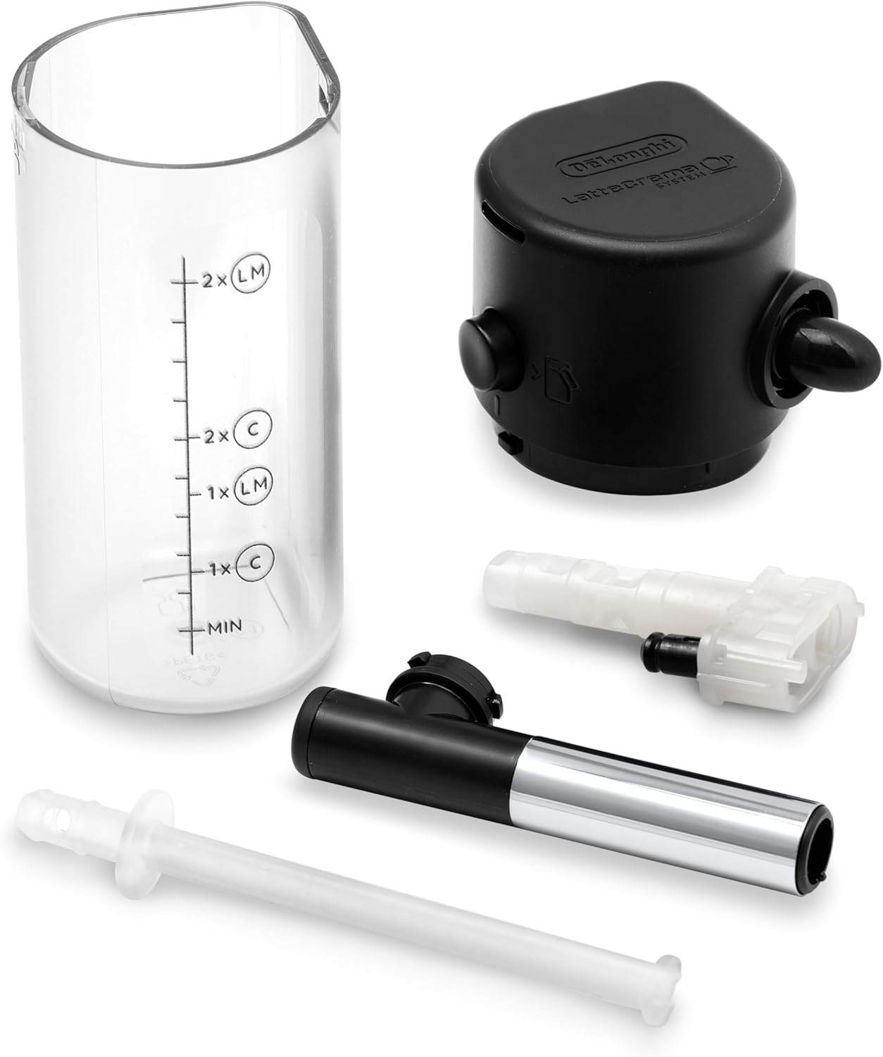 De'Longhi Magnifica Evo ECAM 292.81.B Kaffeevollautomat mit LatteCrema Milchsystem, 7 Direktwahltasten für Cappuccino, Espresso und weitere Kaffeespezialitäten, 2-Tassen-Funktion, Schwarz