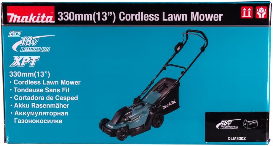 Makita DLM330Z Akku-Rasenmäher 18V (ohne Akku, ohne Ladegerät), Petrol