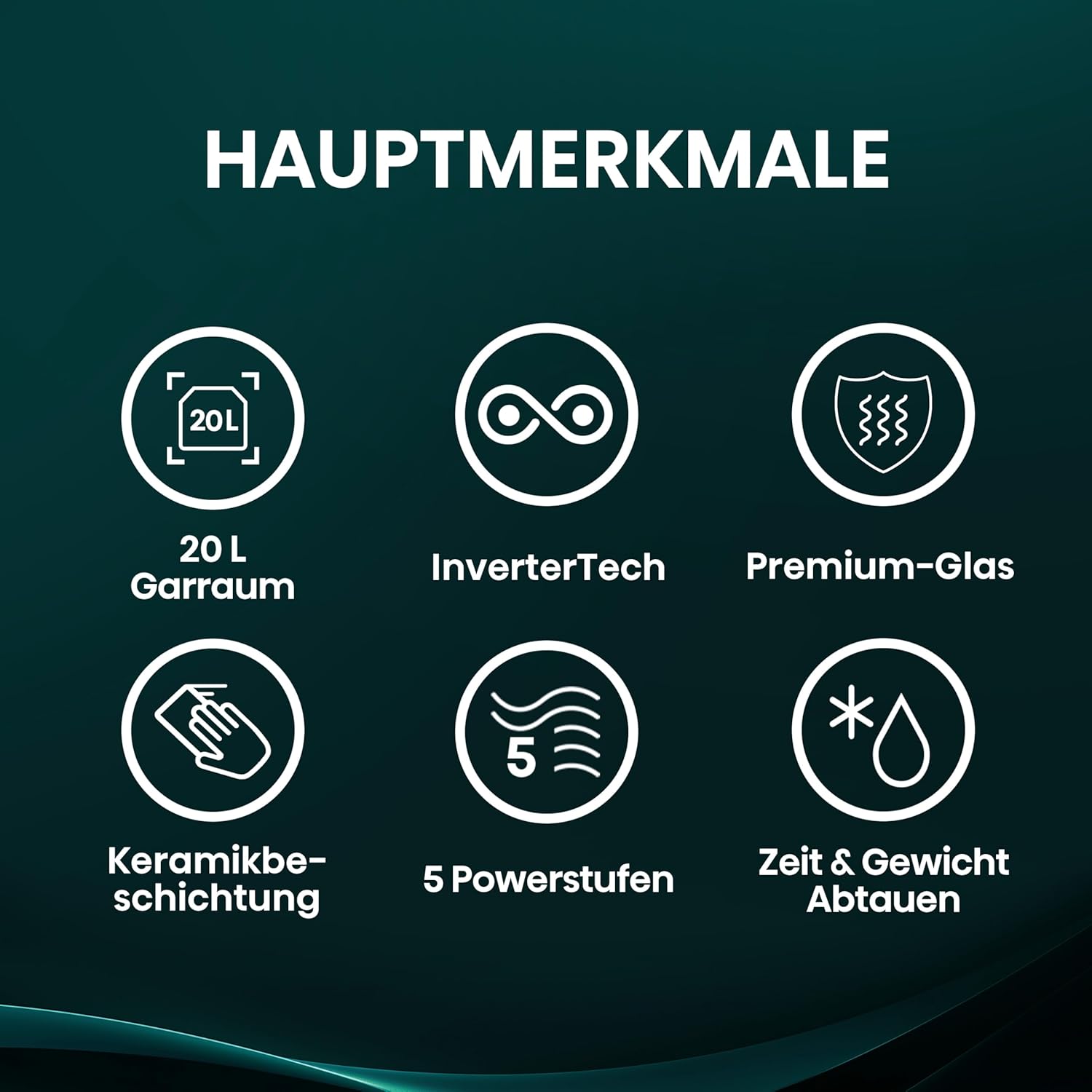 Hisense Elektronische Mikrowelle, Fassungsvermögen 23 l, Leistung 800 W, Grillleistung 1000 W, LED-Display mit Touch-Steuerung, Schwarz