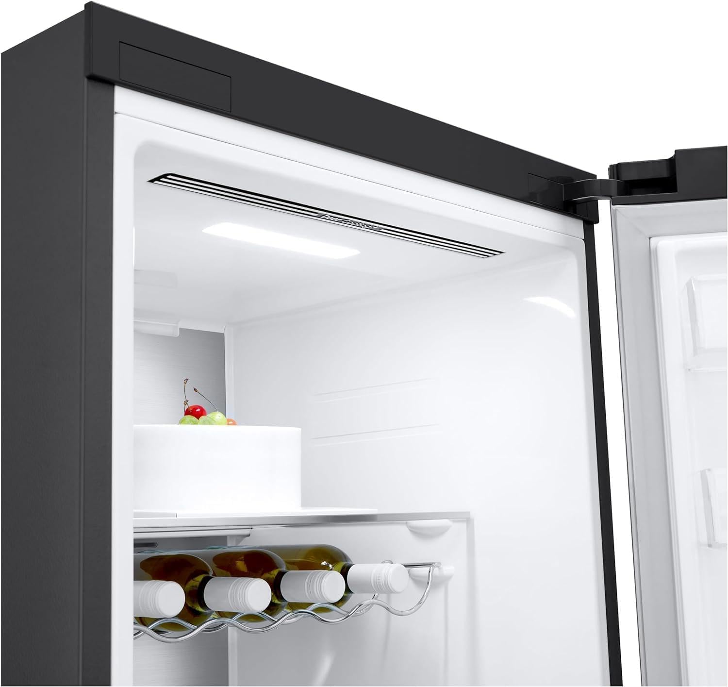 LG GLM71MCCSX, Klasse C, 386 L, Kühlgerät mit Touchdisplay, XXL-Stauraum, DoorCooling+, WiFi - Matte Black