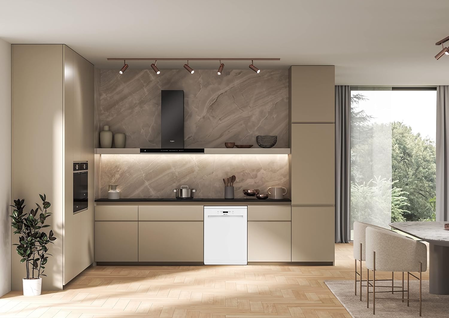 Bauknecht B2F HD624 A Freistehender Geschirrspüler/ 60 CM/ 14 Maßgedecke/Hygieneprogramm/Vollwasserschutz/Startzeitvorwahl