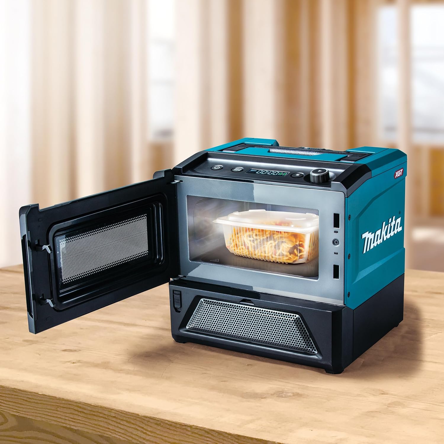 Makita MW001GZ Akku-Mikrowelle 40V max. 350/500 W, 8 l (ohne Akku, ohne Ladegerät)