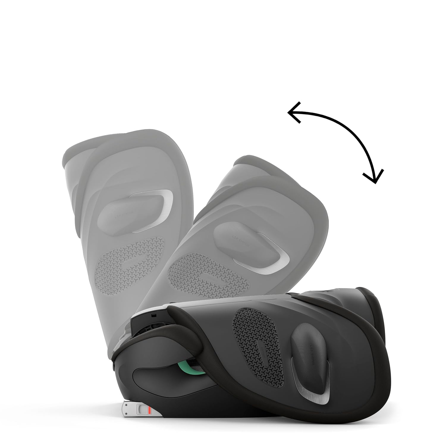 CYBEX Gold Kinder-Autositz Solution G i-Fix, Für Autos mit und ohne ISOFIX, Ab ca. 3 bis 12 Jahre (100 - 150 cm), Ab ca. 15 bis 50 kg, Lava Grey