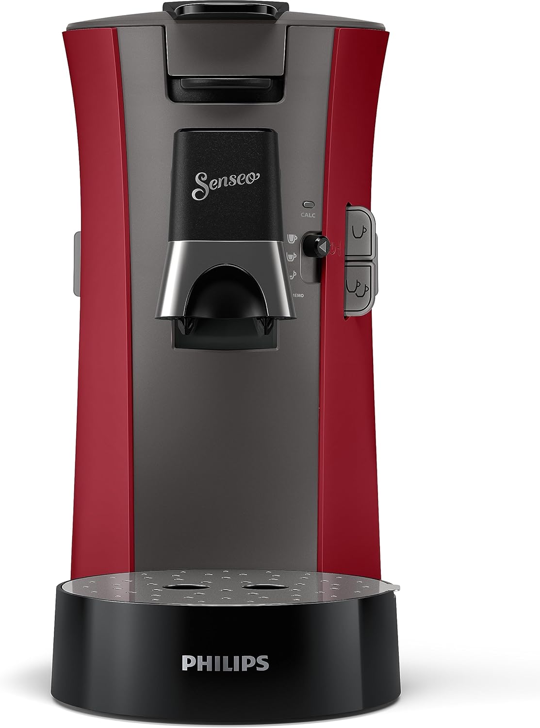 Philips Senseo Select CSA240/20 Kaffeepadmaschine (Kaffeestrkewahl Plus, Memo-Funktion, aus recyceltem Plastik), Schwarz Eco