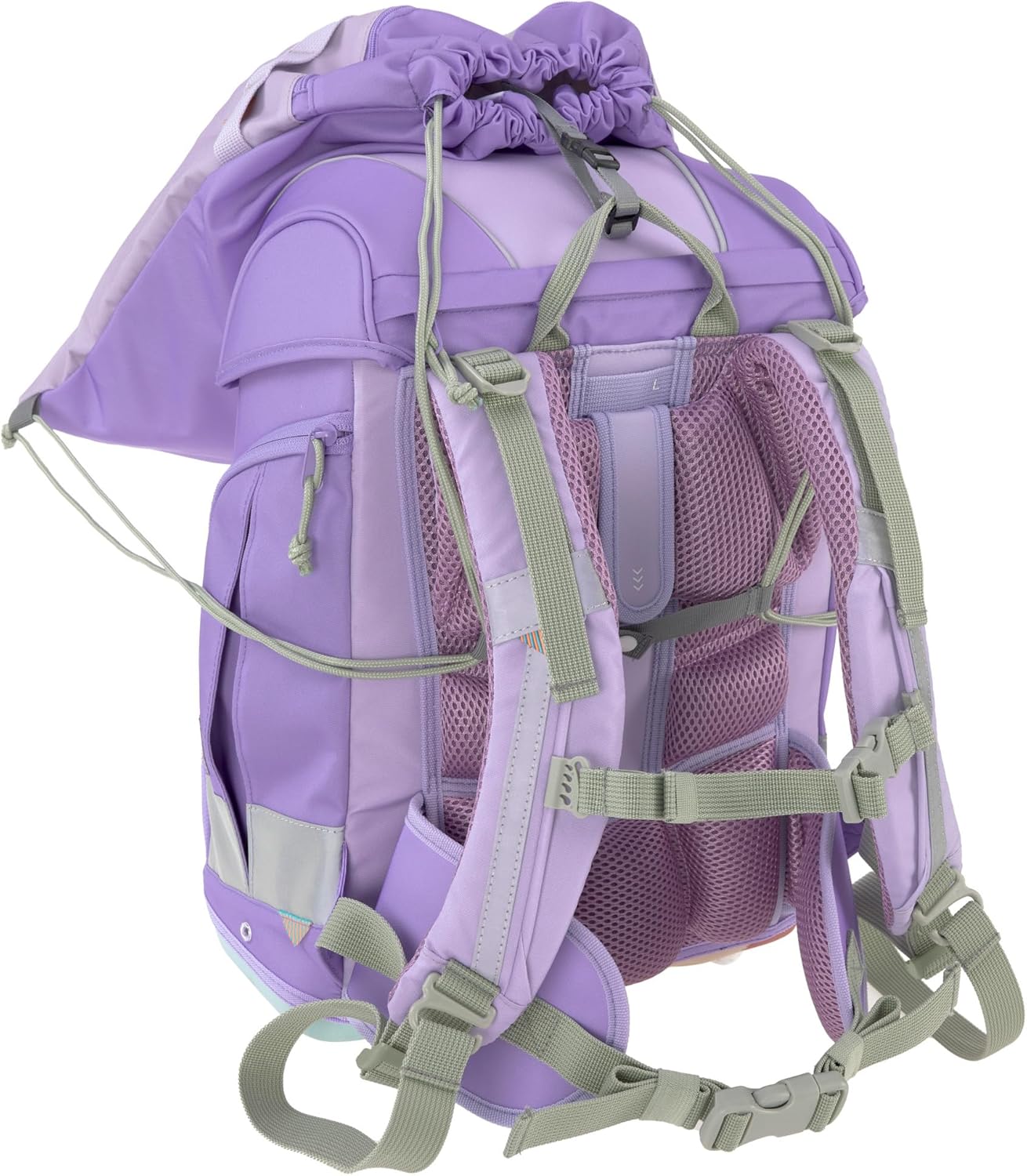 LÄSSIG 7-teiliges Schulranzen Set Kinder/School Set Boxy Unique Schwarz