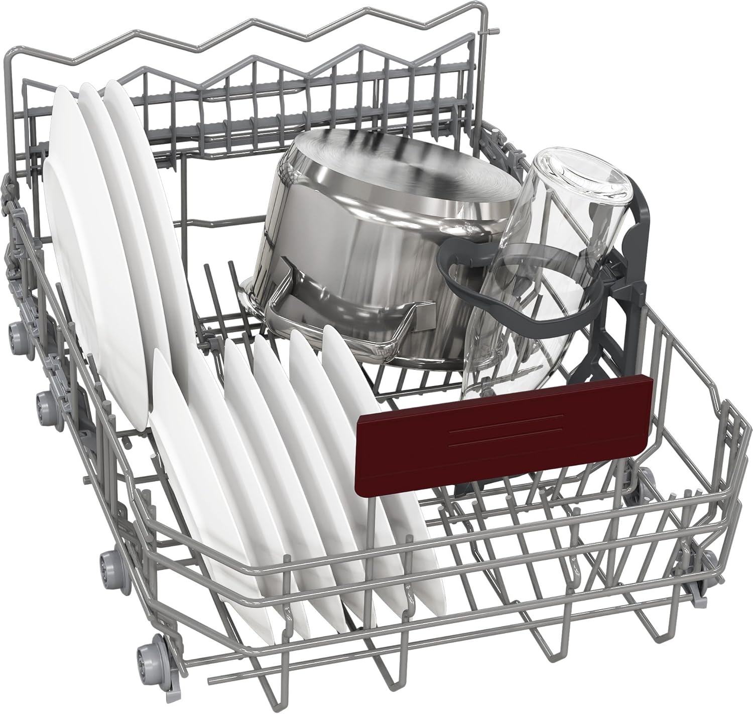 NEFF S157YCX03E, N 70, Smarter Geschirrspüler Vollintegriert, 60 cm, Besteckschublade, Made in Germany, Zeolith-Trocknung, besonders leise Spülmaschine, höhenverstellbarer Oberkorb, starker Sprühdruck