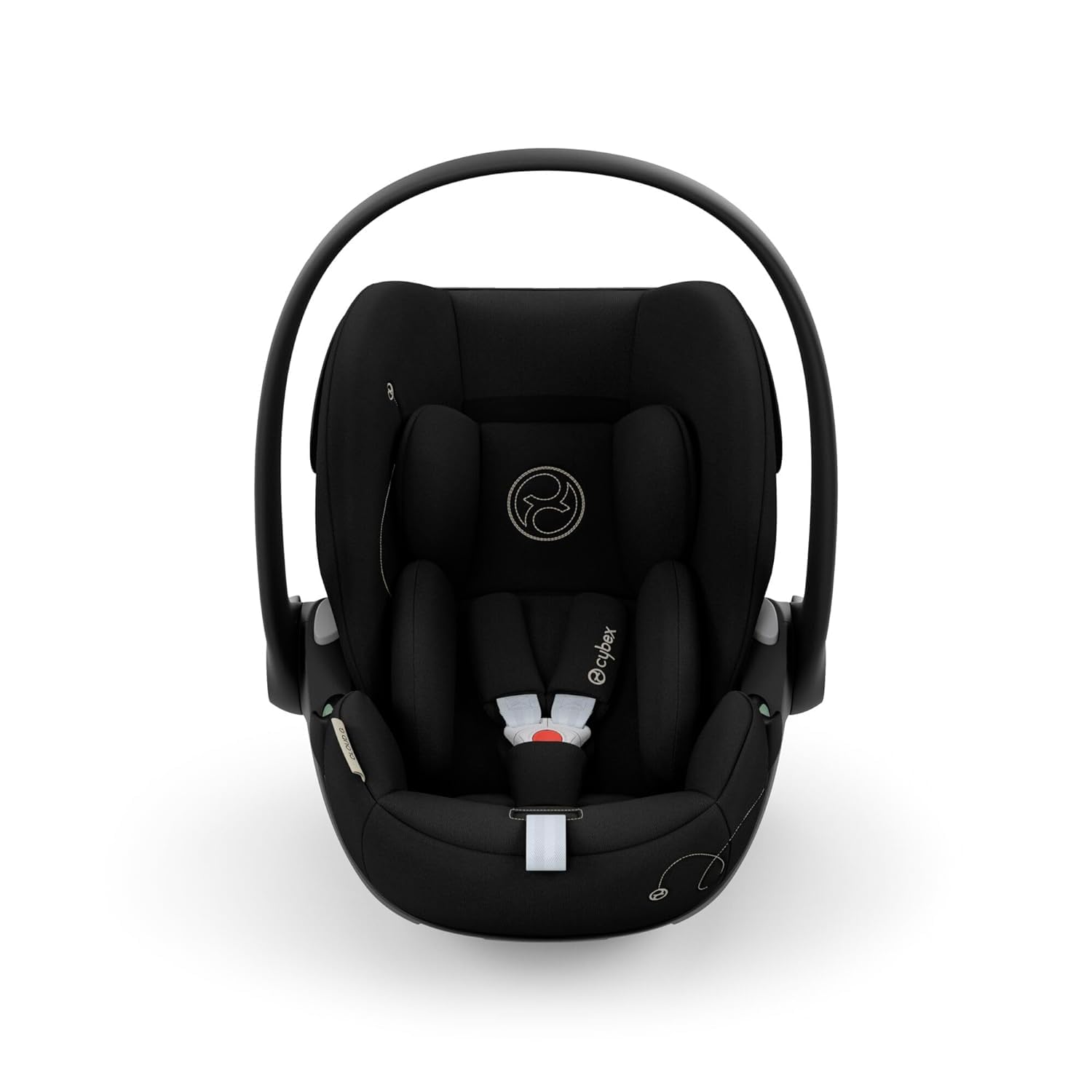Cybex Gold Kinderwagen Beezy mit One-Pull Harness, Ab Geburt bis ca. 4 Jahre (max. 22 kg), Kompakt und ergonomisch, Magic Black (Schwarz mit schwarzem Rahmen)