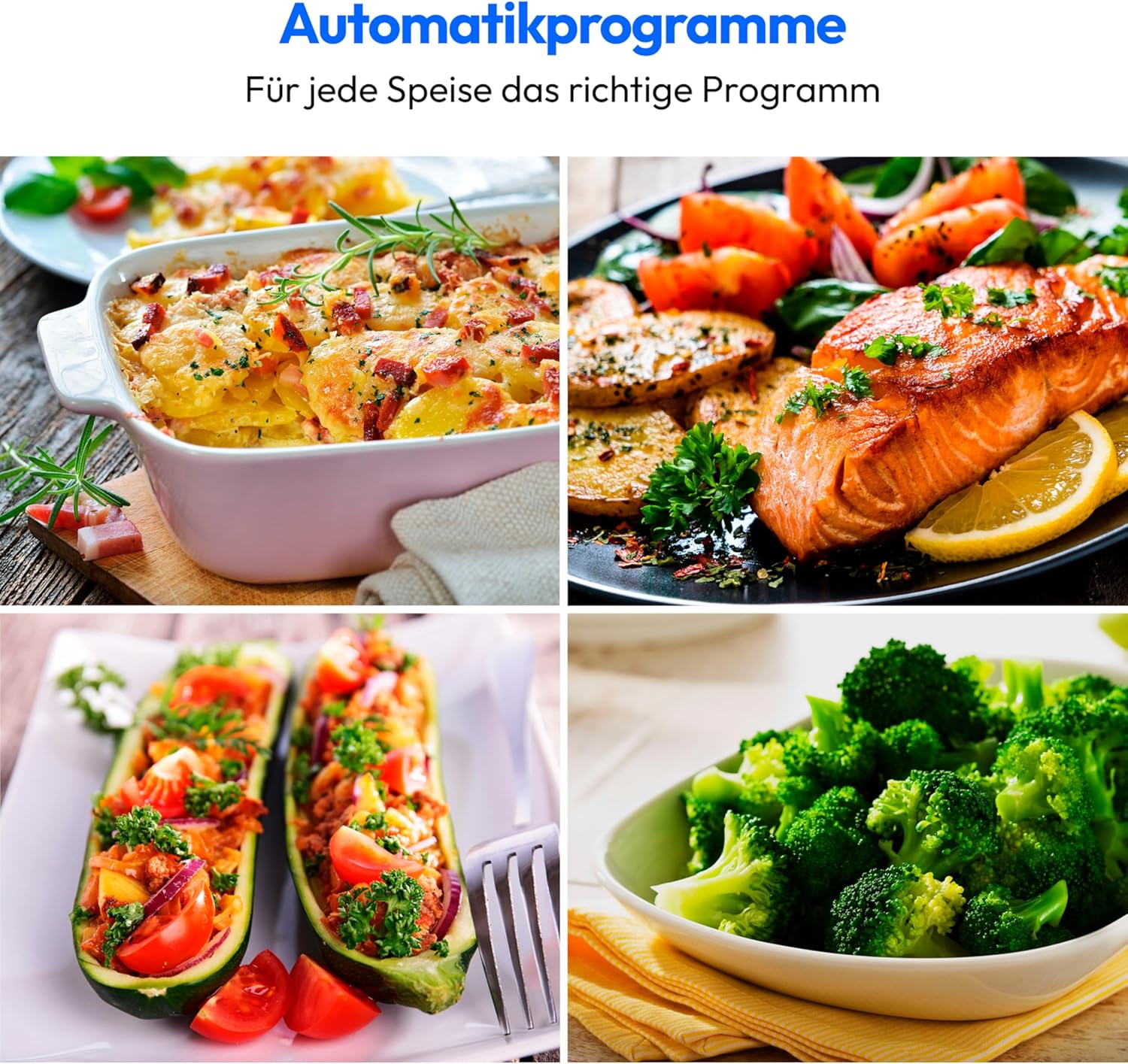 MEDION MD 15501 4 in 1 Mikrowelle mit Grill (25 Liter, 900 Watt, 1100 Watt Grill, 2500 Watt Heißluft, 10 Automatik-Programme) silber