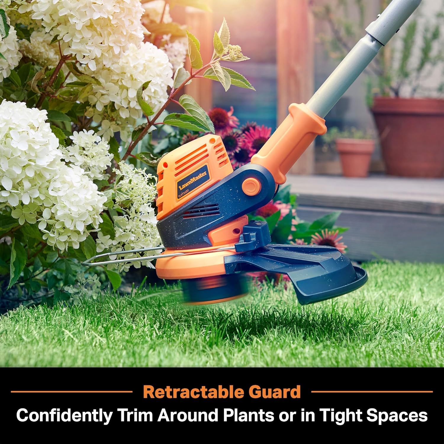 LawnMaster VBRM16 OcuMow™ Mähroboter für geeignet für bis zu 100 qm-Selbstfahrender Rasenmäher Roboter mit MX 24V 4.0Ah Lithium-Ionen Akku Ohne Kabel