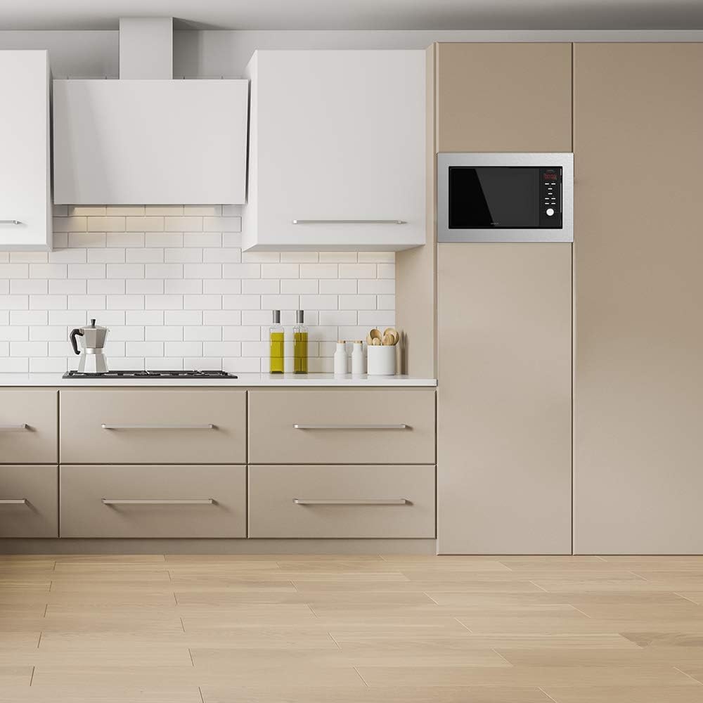 Cecotec Microondas encastrable Digital GrandHeat 2350 Built-In White. 900W, Integrable, 23 Litros, Grill, 9 Funciones preconfiguradas, Temporizador