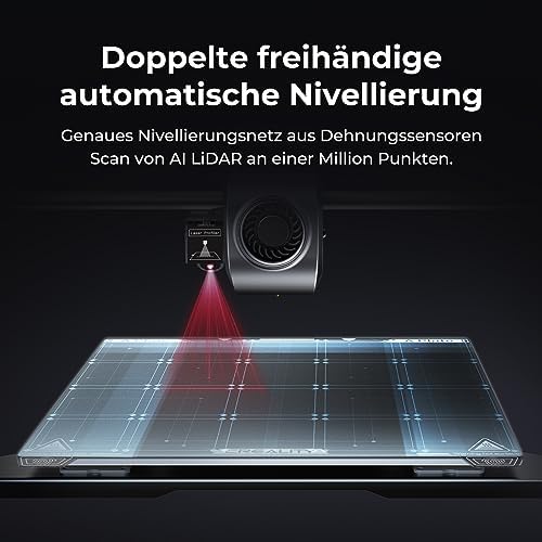 Creality K2 Plus Combo 3D-Drucker, 16-Farben Multimaterial-Druck, 350³mm XXL-Bauraum, Servo-Direktantrieb, Dual-KI-Kameras, Ultra-Leise <45dB, Aktive Heizkammer, RFID/WLAN (Industrie 4.0)