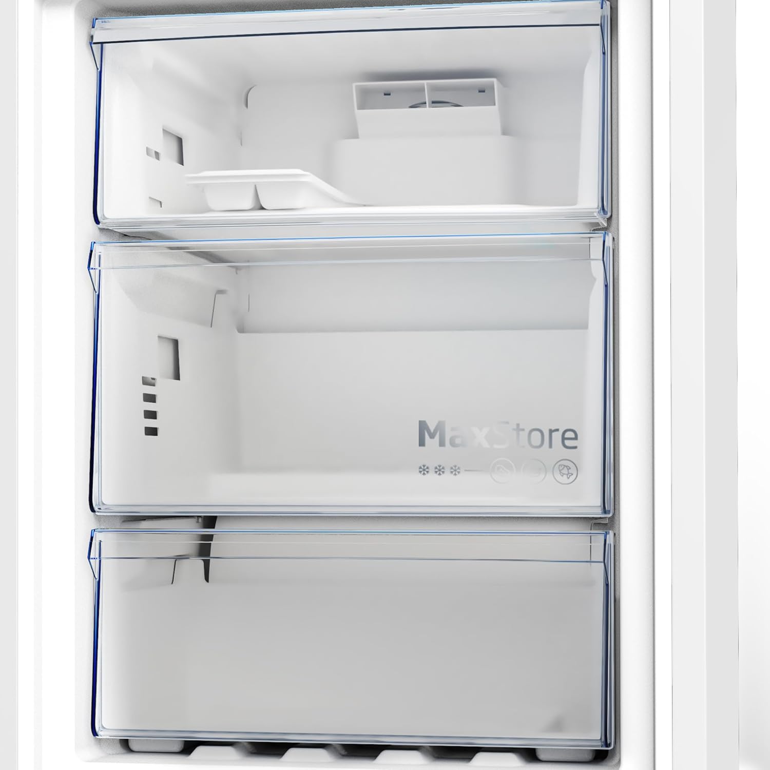 Beko RCNE366E70ZXBRN bPRO700 freistehende Kühl-/Gefrierkombination, großer Kühlschrank, 323 l Gesamtrauminhalt, HarvestFresh, NoFrost, leise, SmoothFit, 0°C-Zone, Dark Inox