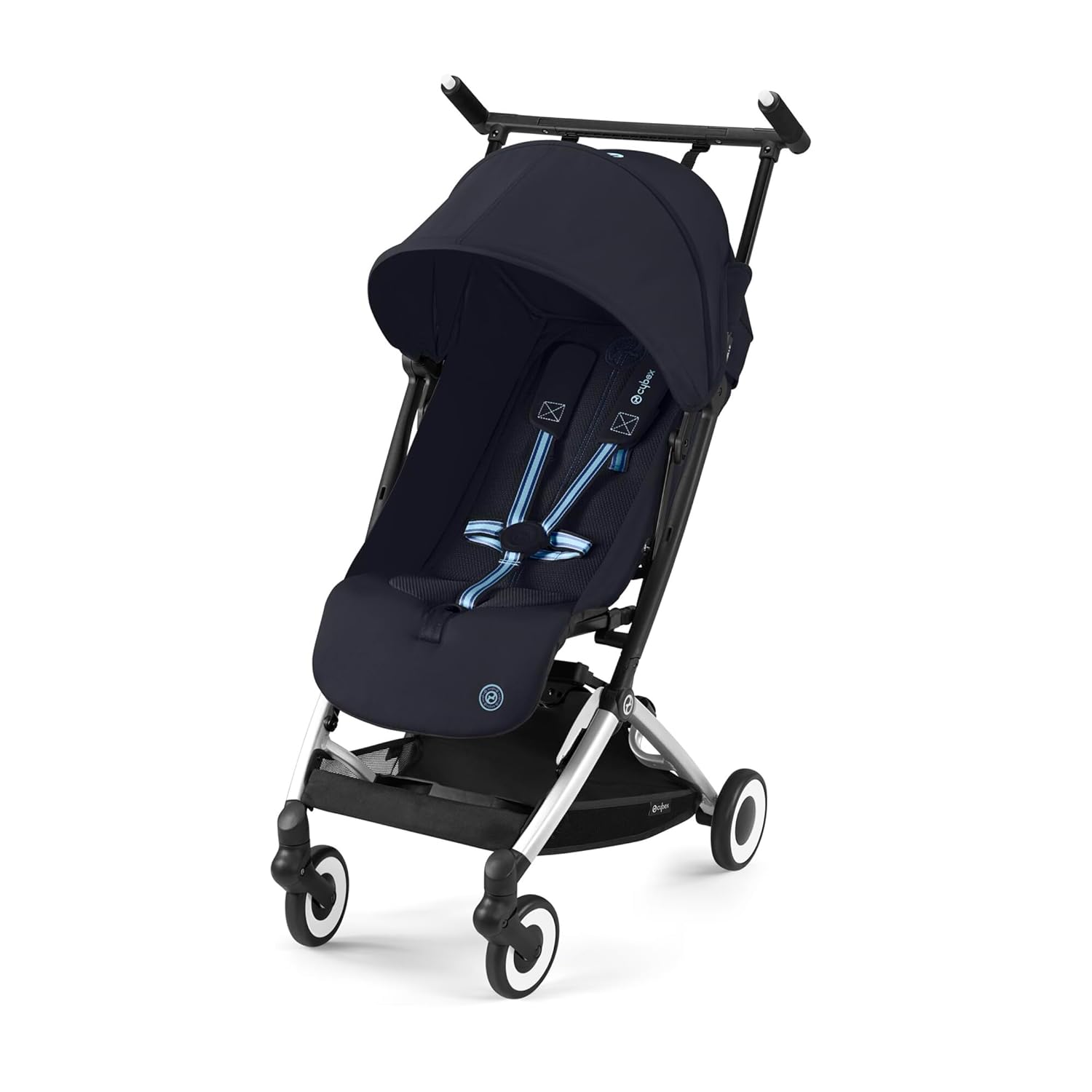 CYBEX Gold Kinderwagen Libelle mit One-Pull Harness, Von ca. 6 Monaten bis ca. 4 Jahre (max. 22 kg), Ultraleicht (nur 6 kg), Almond Beige (Beige mit taupefarbenem Rahmen)