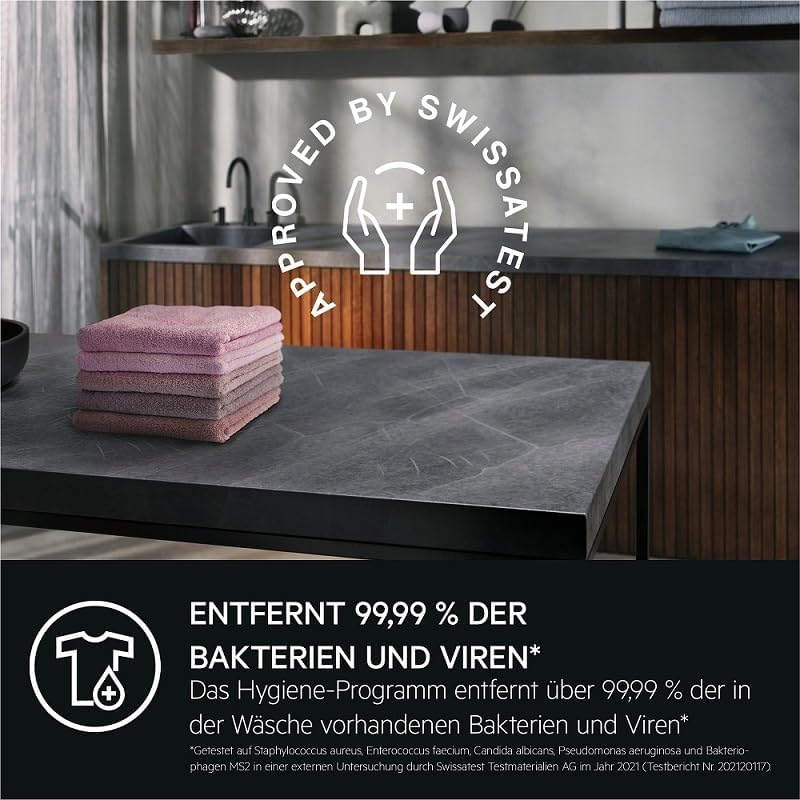 AEG L6FBG51470 Waschmaschine / Serie 6000 mit ProSense / Testsieger der Stiftung Warentest / 7,0 kg / Leise / Mengenautomatik / Nachlegefunktion / Kindersicherung / Wasserstopp / 1400 U/min