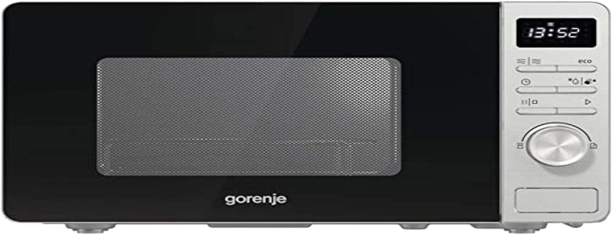 Gorenje MO 20 A3X Mikrowelle/ ChildLock/ AquaClean/ TouchControl/ SmartDisplay/Auftaufunktion/ 11 Automatikprogramme/ 5 Leistungsstufen/ 20l/ 800 W/ Edelstahl