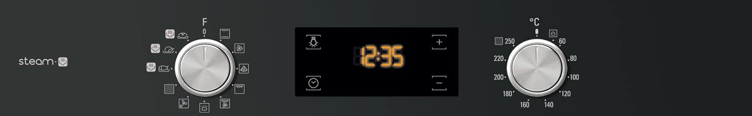 Bauknecht BAKO 566 IND Herd-Kochfeld Kombination/Induktionsfeld (60 cm) / Heißluft/Gentle Steam/Maxi Cooking/My Menue/Kochzonen mit Booster- Funktion/Backauszug auf 2 Ebenen, Edelstahl