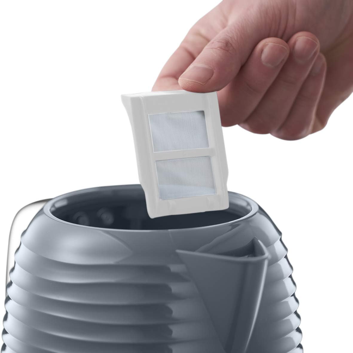 Russell Hobbs Inspire Grey Frühstückset Toaster, Wasserkocher und Kaffeemaschine