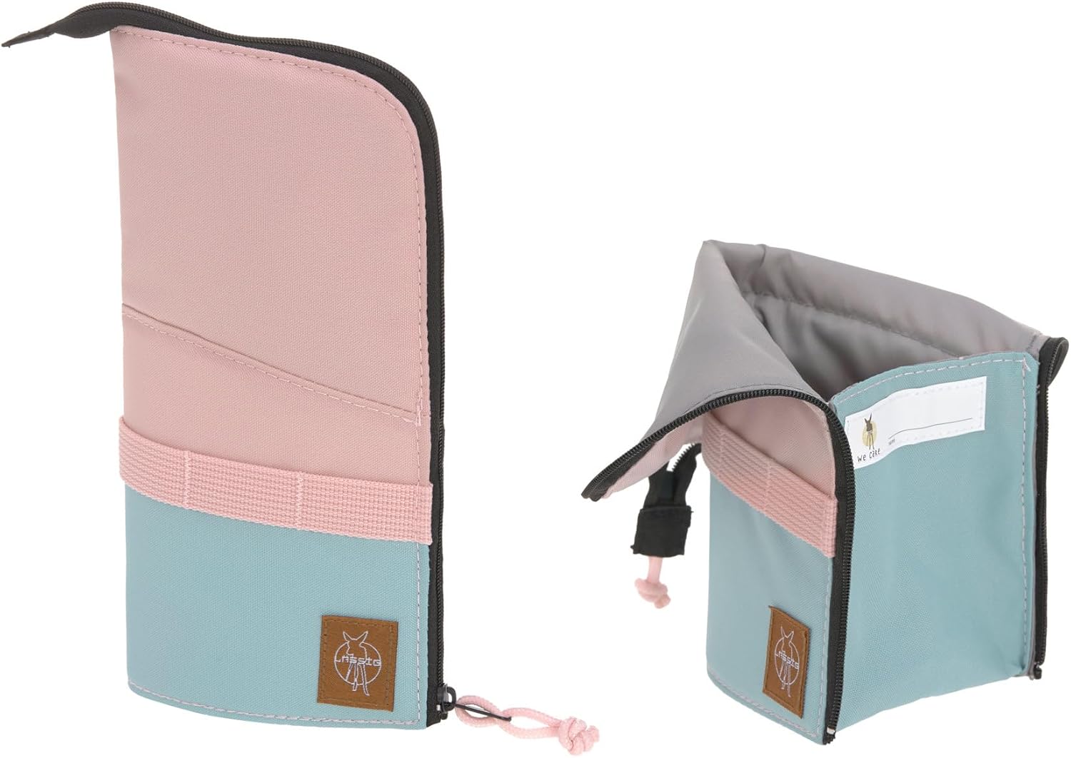 LÄSSIG 7-teiliges Schulranzen Set Kinder/School Set Boxy Unique Schwarz