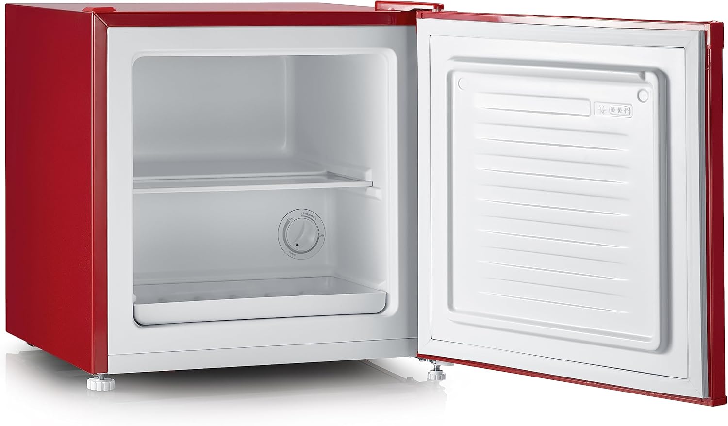 SEVERIN Retro Mini Kühl-/Gefrierbox (31 l), Gefrierschrank klein, Minikühlschrank mit flexibler Temperaturregelung, Tischkühlschrank, schwarz, GB 8880