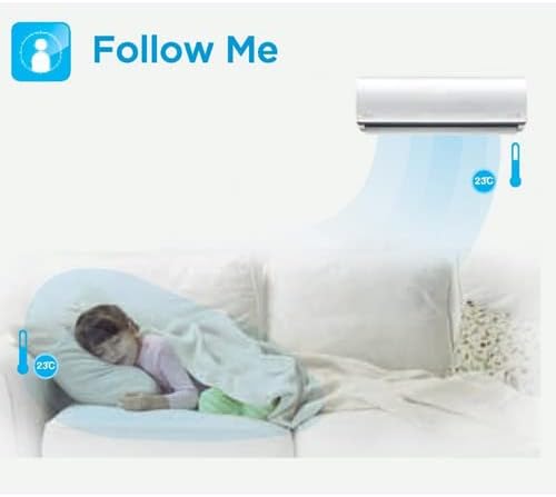 3,5kW 12000 BTU UV-C Luftsterilisation Ultra Plus Klimaanlage WiFi/App Steuerung SelfClean FollowMe +3m Leitung -> Sorglos KomplettSet