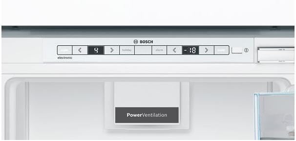 Bosch KGN36NWEA Serie 2 Kühl-Gefrier-Kombination, 186 x 60 cm, 215 L Kühlen & 87 L Gefrieren, NoFrost nie wieder abtauen, LED-Beleuchtung gleichmäßige Ausleuchtung