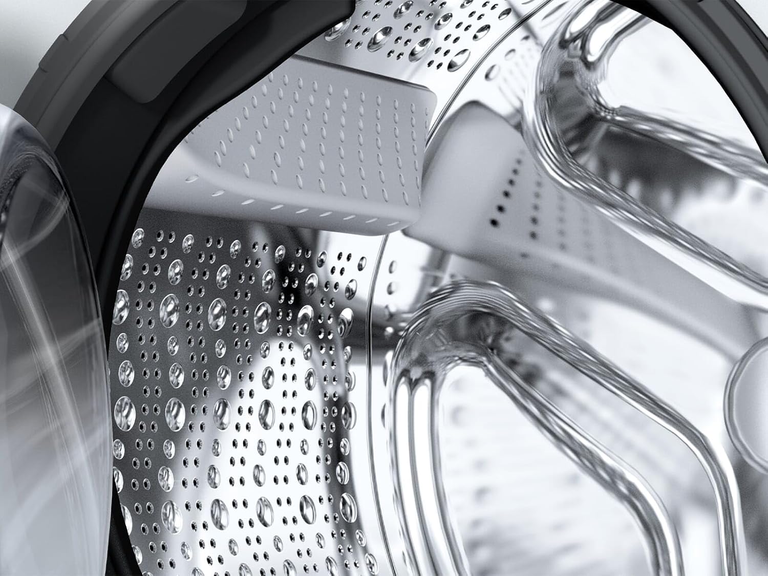 BOSCH WAN28127 Waschmaschine Serie 4, Frontlader mit 8kg Fassungsvermögen, 1400 UpM, Iron Assist, Active Water Plus, EcoSilence Drive, Speed Perfect, Weiß, 60cm