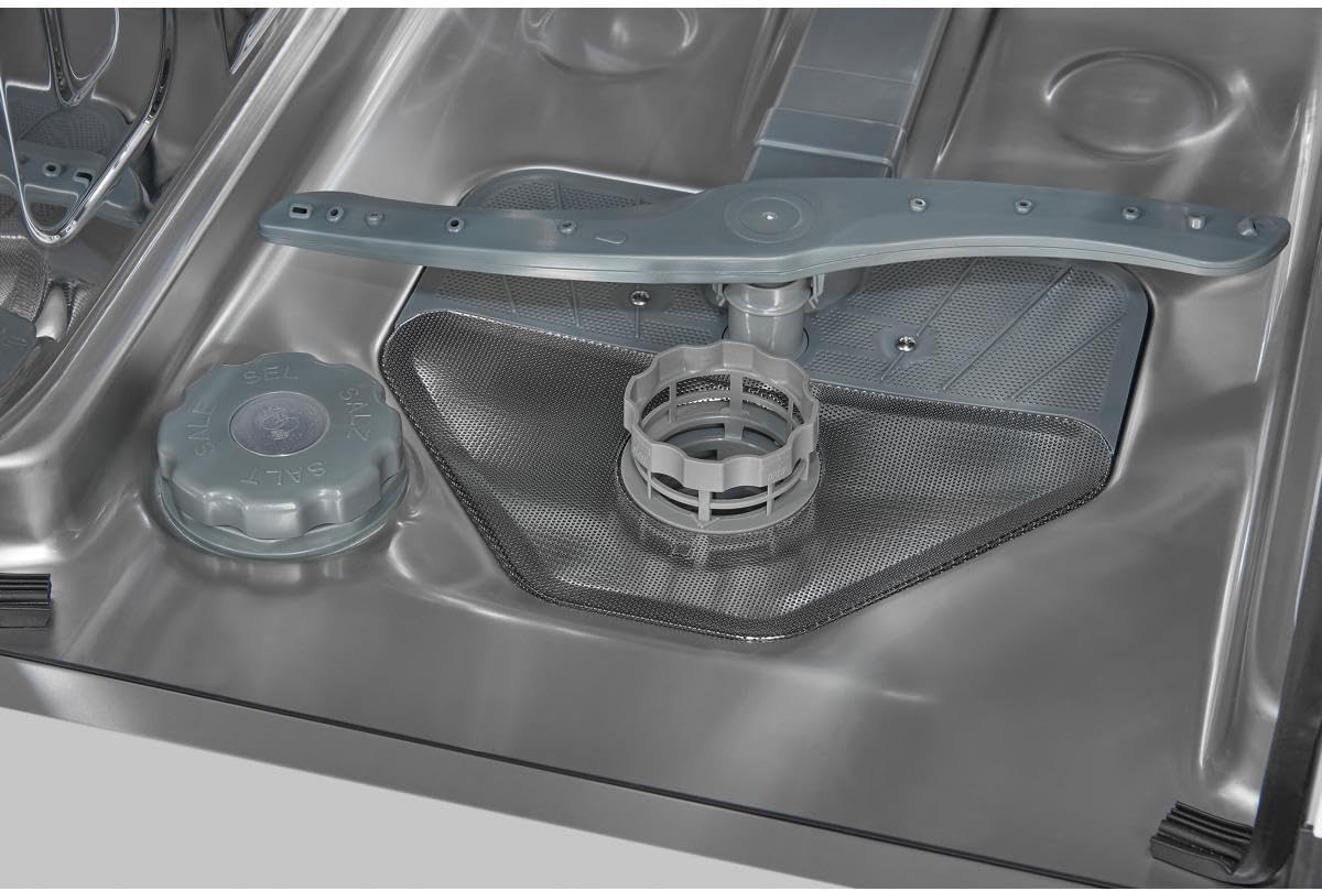 Exquisit Geschirrspüler, Spülmaschine, 45 cm Breite, Teilintegriert, 9 Maßgedecke, 9 Liter, Startzeitvorwahl, ECO-Modus, Geschirrspüler 45 cm, EGSP51009-EB-030E inox