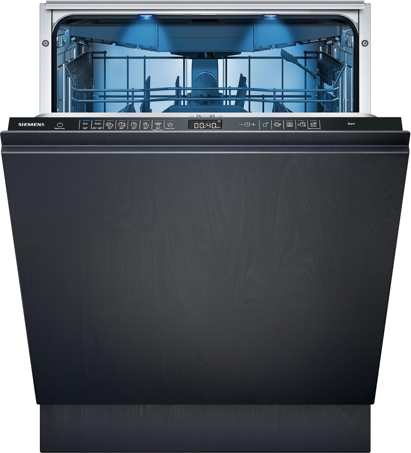 Siemens SN63EX14VE, iQ300 Smarter Geschirrspüler, Vollintegrierte Spülmaschine mit Besteckschublade, 60 cm, Auto Türöffnung dank autoOpen dry, Besonders leise durch iQdrive-Motor, infoLight aquaStop