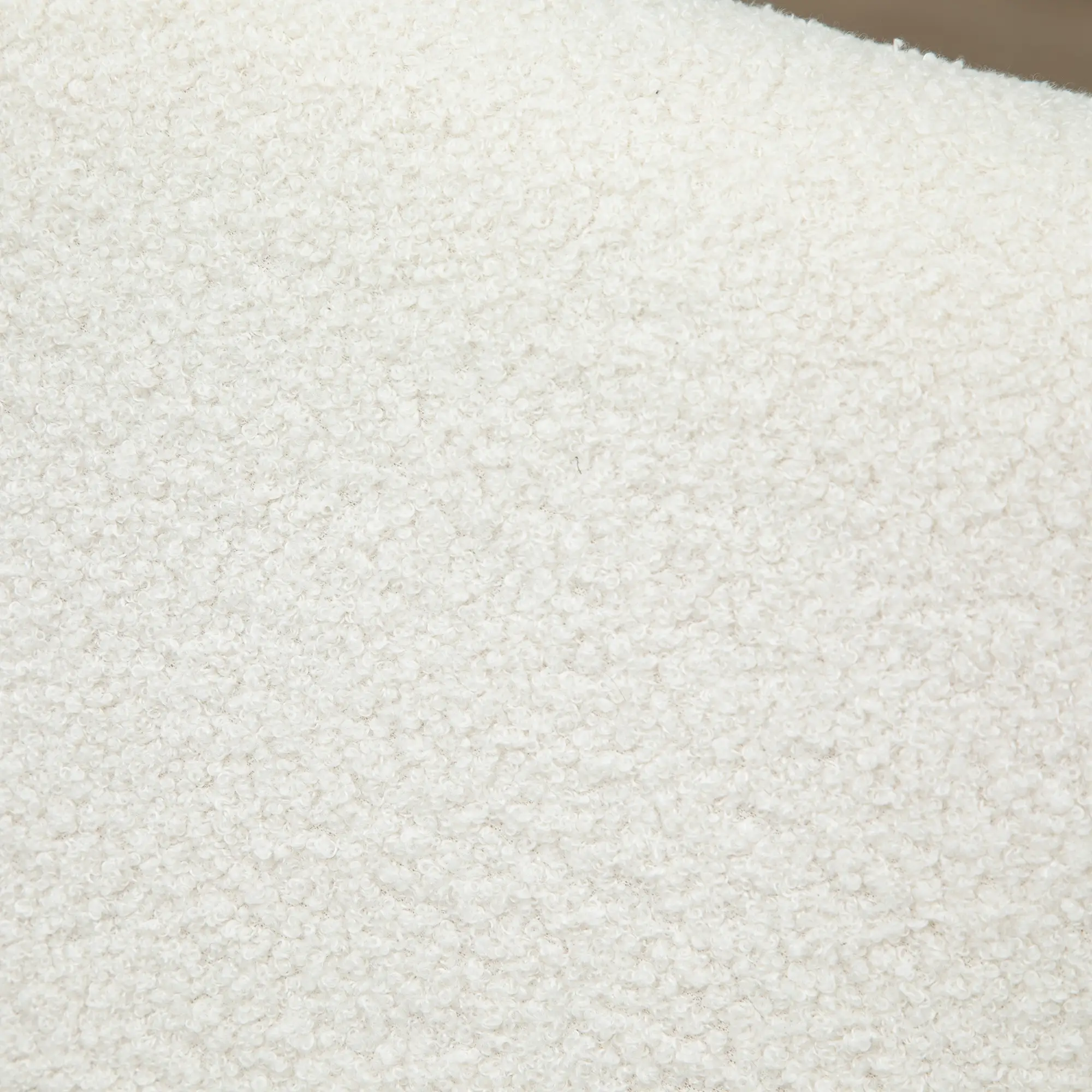 HOMCOM Schaukelstuhl Relaxstuhl mit Holzrahmen Teddyfleece cremeweiß