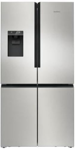 SIEMENS KF96NVPEA iQ300 Multi-Door-Kühlschrank, 183 x 91 cm, 405 L Kühlen & 200 L Gefrieren, hyperFresh längere Frische, noFrost nie wieder abtauen, superCooling schnellere Kühlung