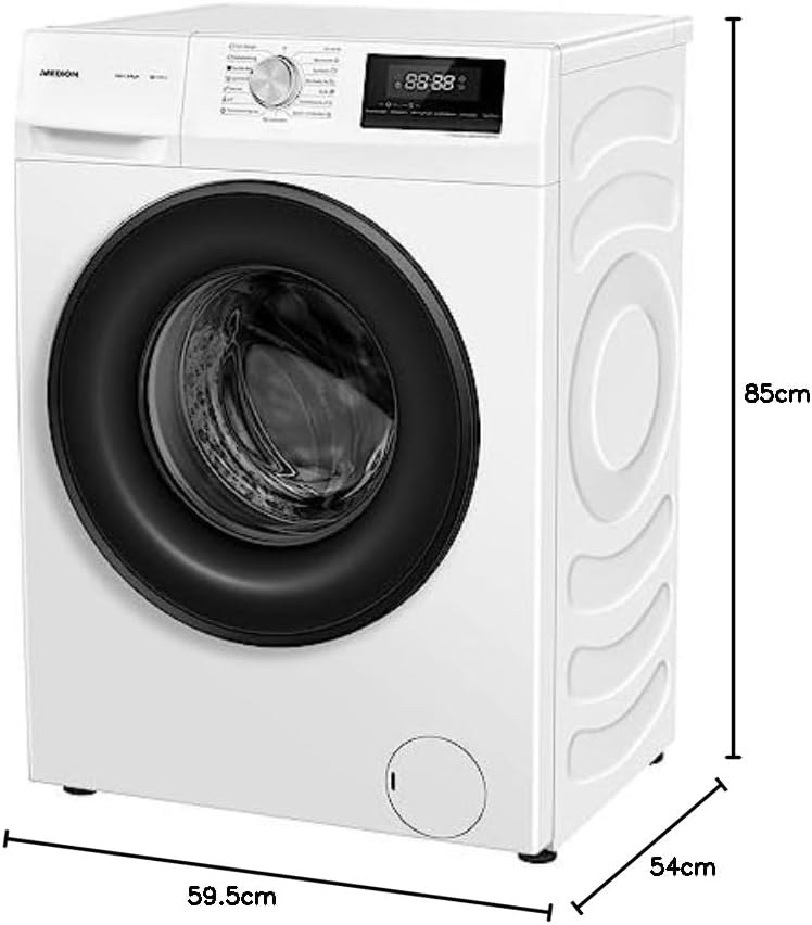 MEDION Waschmaschine (8 kg, 1400 U/Min, 15 Programme, Timerfunktion, Kindersicherung, LED Display, MD 37511)