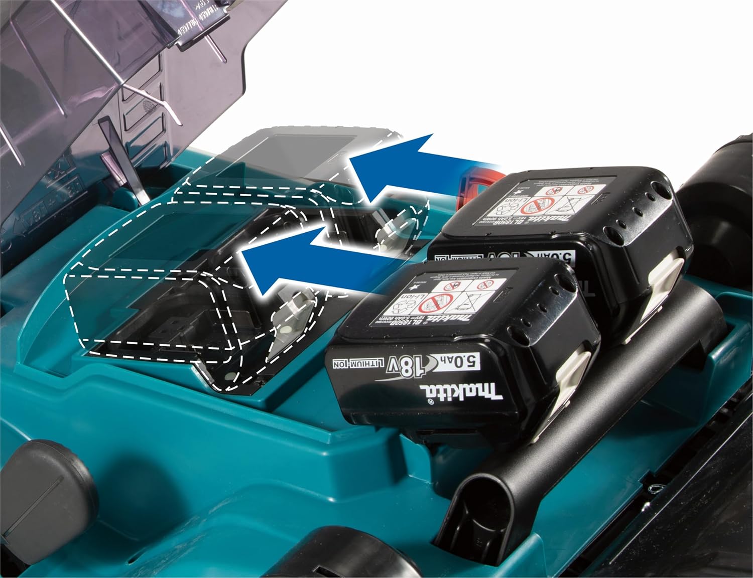 Makita DLM432Z Akku-Rasenmäher 2x18 V (ohne Akku, ohne Ladegerät)