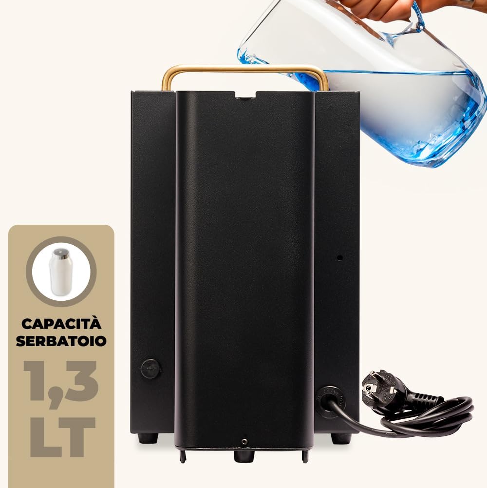 Faber PRO Total Deluxe Kaffeemaschine aus Messing, 44 mm Ese Papier, 1.3 liters, (Weiß)